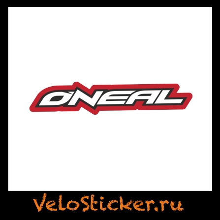 Виниловая наклейка на шлем или велосипедную раму логотип компании o'neal