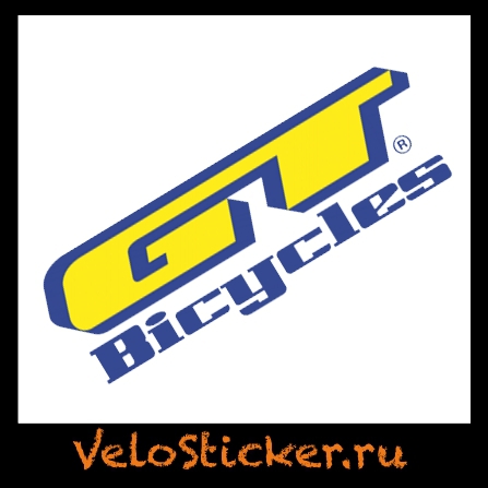 Купить наклейку на велосипед GT bicycle