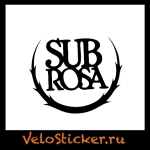Купить наклейку- логотип для велосипеда SubRosa