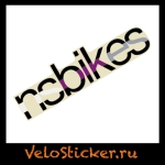 виниловая наклейка ns bikes на раму велосипеда
