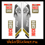 Наклейка на вилку Rock Shox Pike 2013