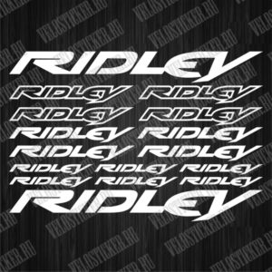 Купить наборы стикеров на раму велосипедов RIDLEY